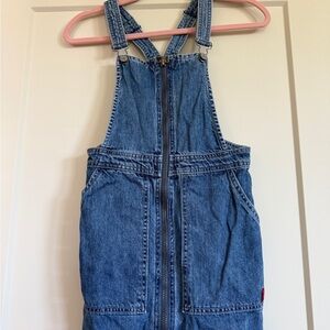 Dickie’s Blue Denim Overall Mini Dress